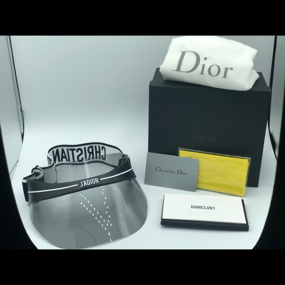 Authentic Christian Dior Visor - DIORCLUB1 - Black - Picture 1 of 3